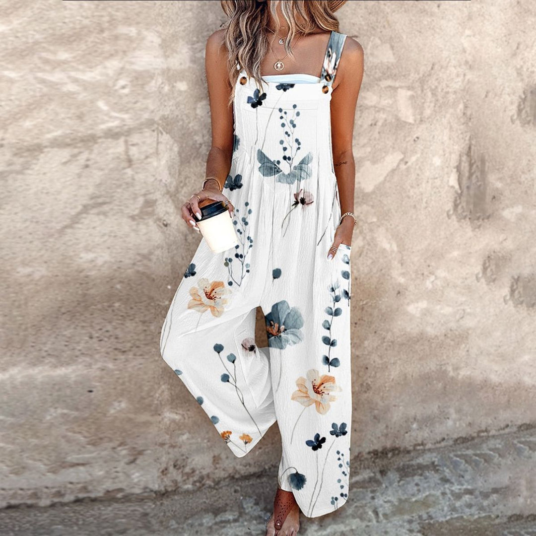 Fiona Jumpsuit with Floral Print