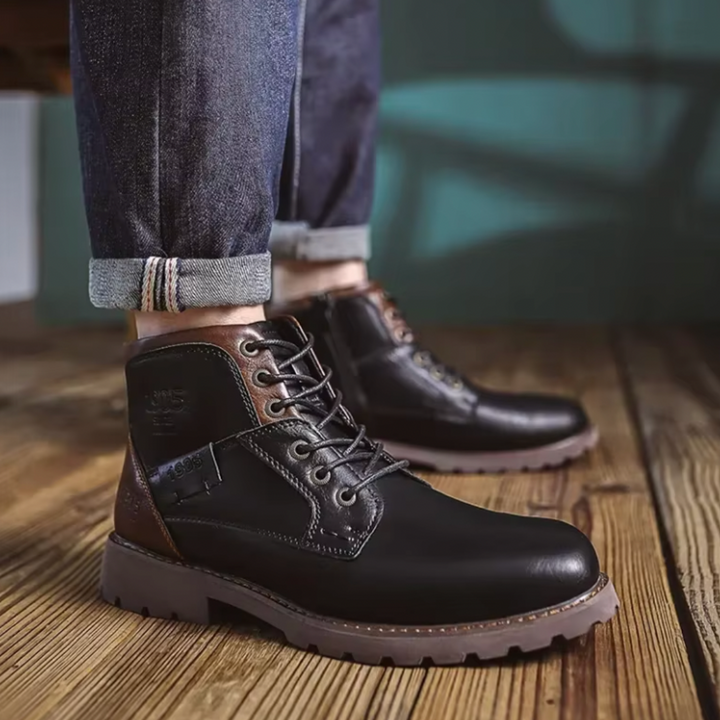 Olsen & Olsen™ Aaron | Vintage Leather Boots