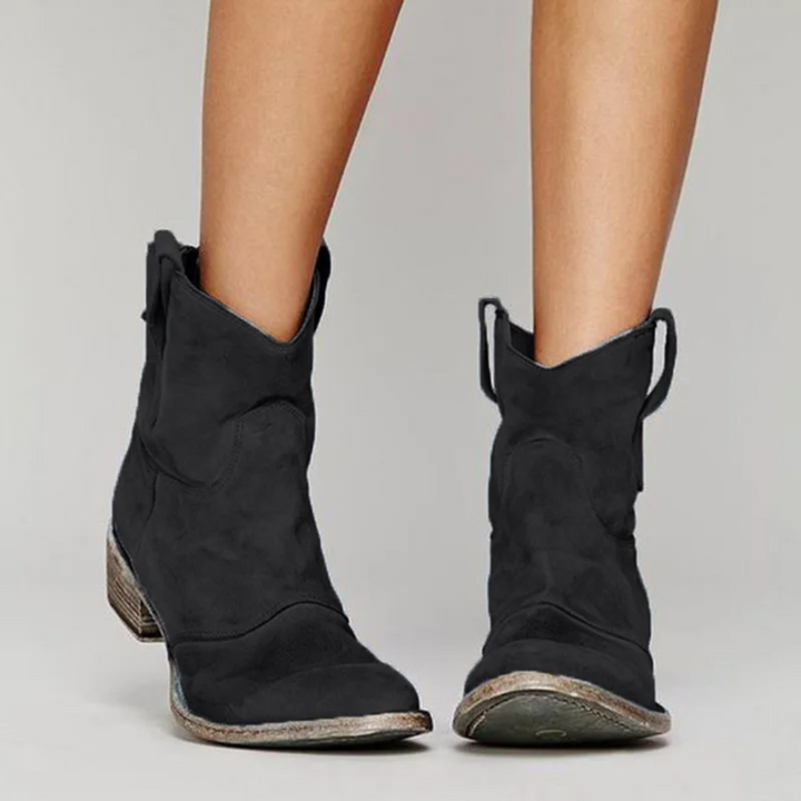 Alessia – Suede Leather Ankle Boots