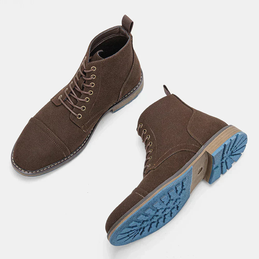 Olsen & Olsen™ Keith | Vintage derby shoes with a rounded toe