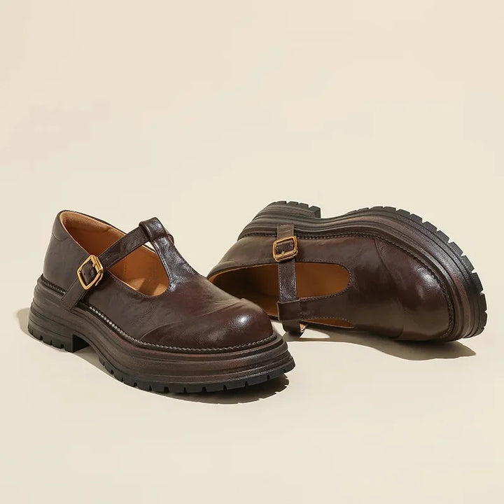 Chiara - Elegant High-Quality Leather Mary Jane Shoes