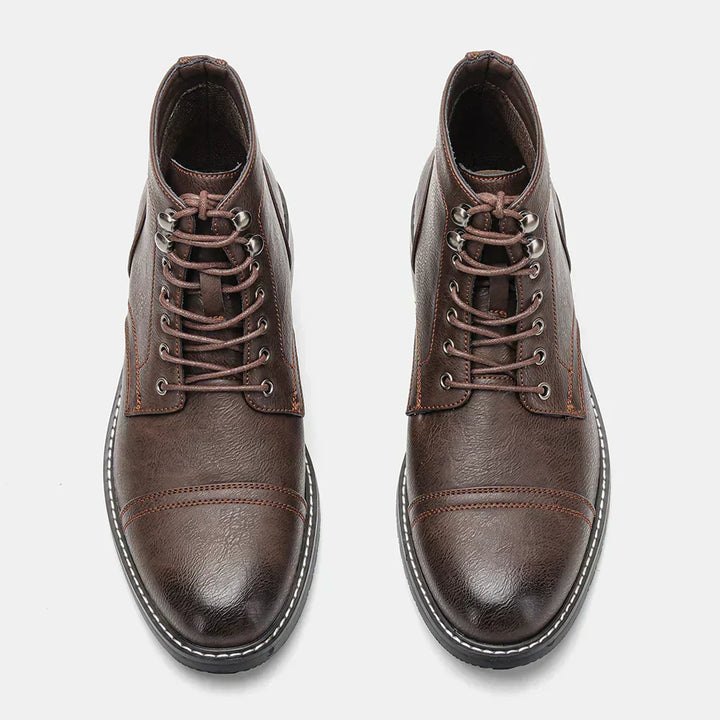 Olsen & Olsen™ Keith | Vintage derby shoes with a rounded toe