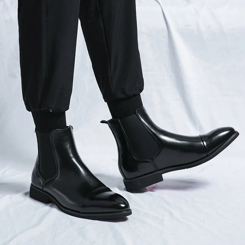 Olsen & Olsen™ Damien | Leather Chelsea Boots