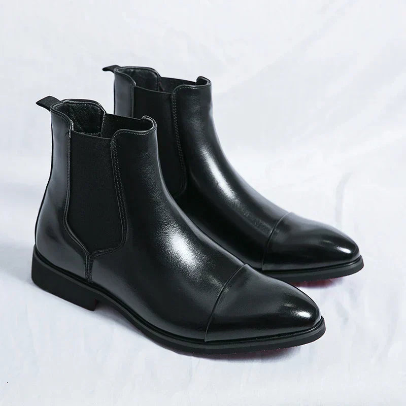 Olsen & Olsen™ Damien | Leather Chelsea Boots