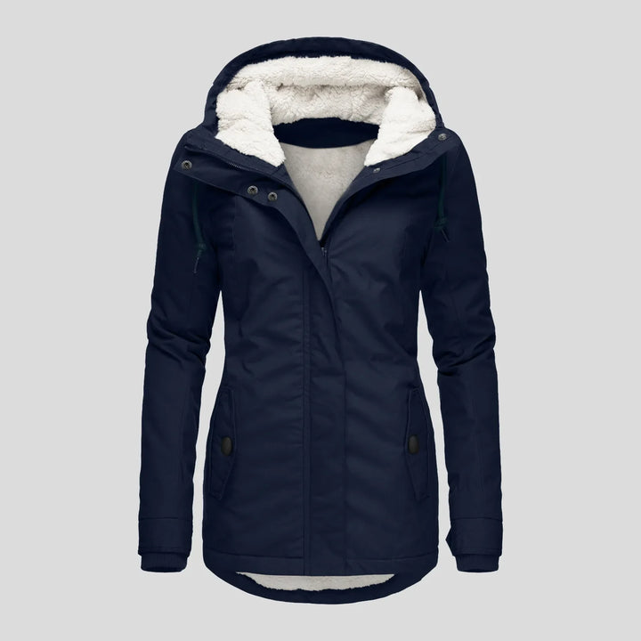 Claudine – Women’s Winter Hooded Fleece Coat