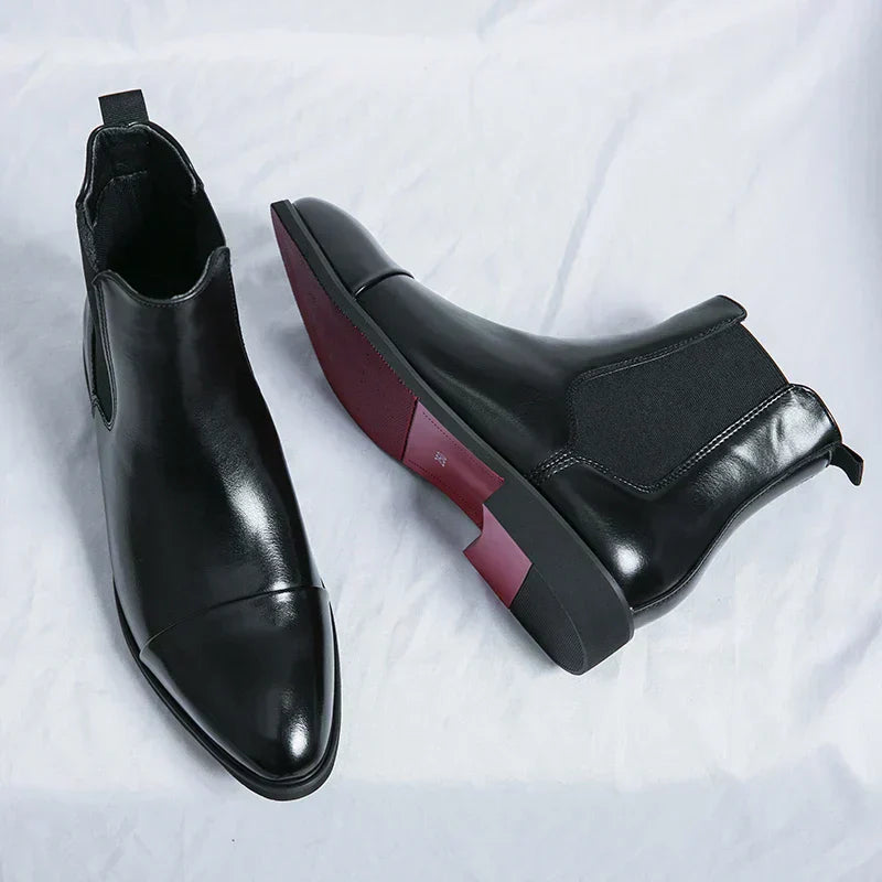 Olsen & Olsen™ Damien | Leather Chelsea Boots