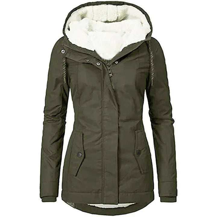 Claudine – Women’s Winter Hooded Fleece Coat