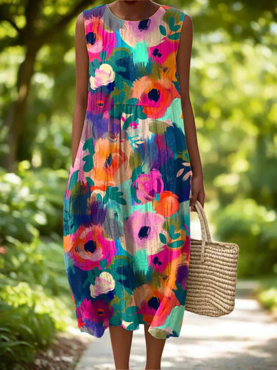 Roselora® | Watercolour Floral Sundress