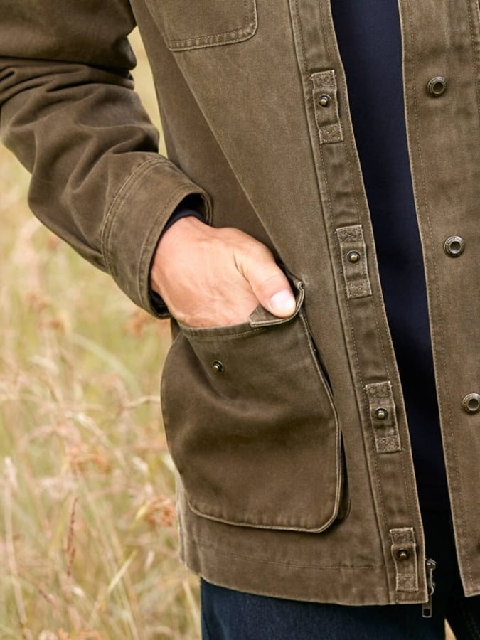 Men's Original Vermont Barn Coat Jacket Last Day 80% Off!