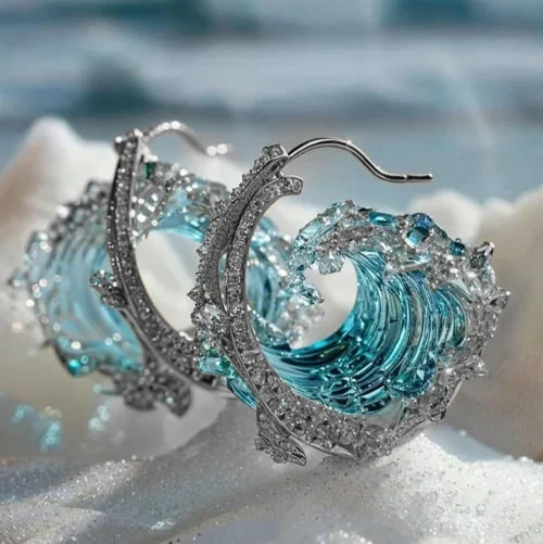 Earrings Ocean's Promise