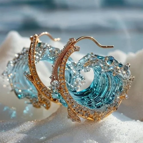 Earrings Ocean's Promise