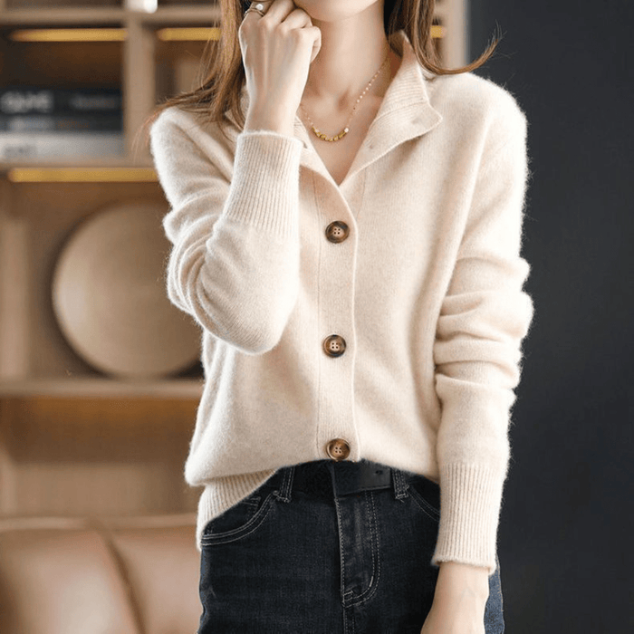 Anny | Luxurious Cashmere Knit Cardigan