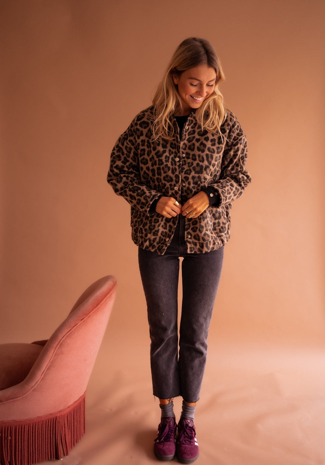 Charlotte | Chic Leopard Jacket
